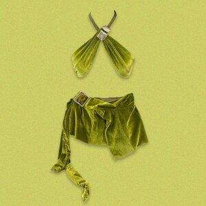 Green Velvet Set